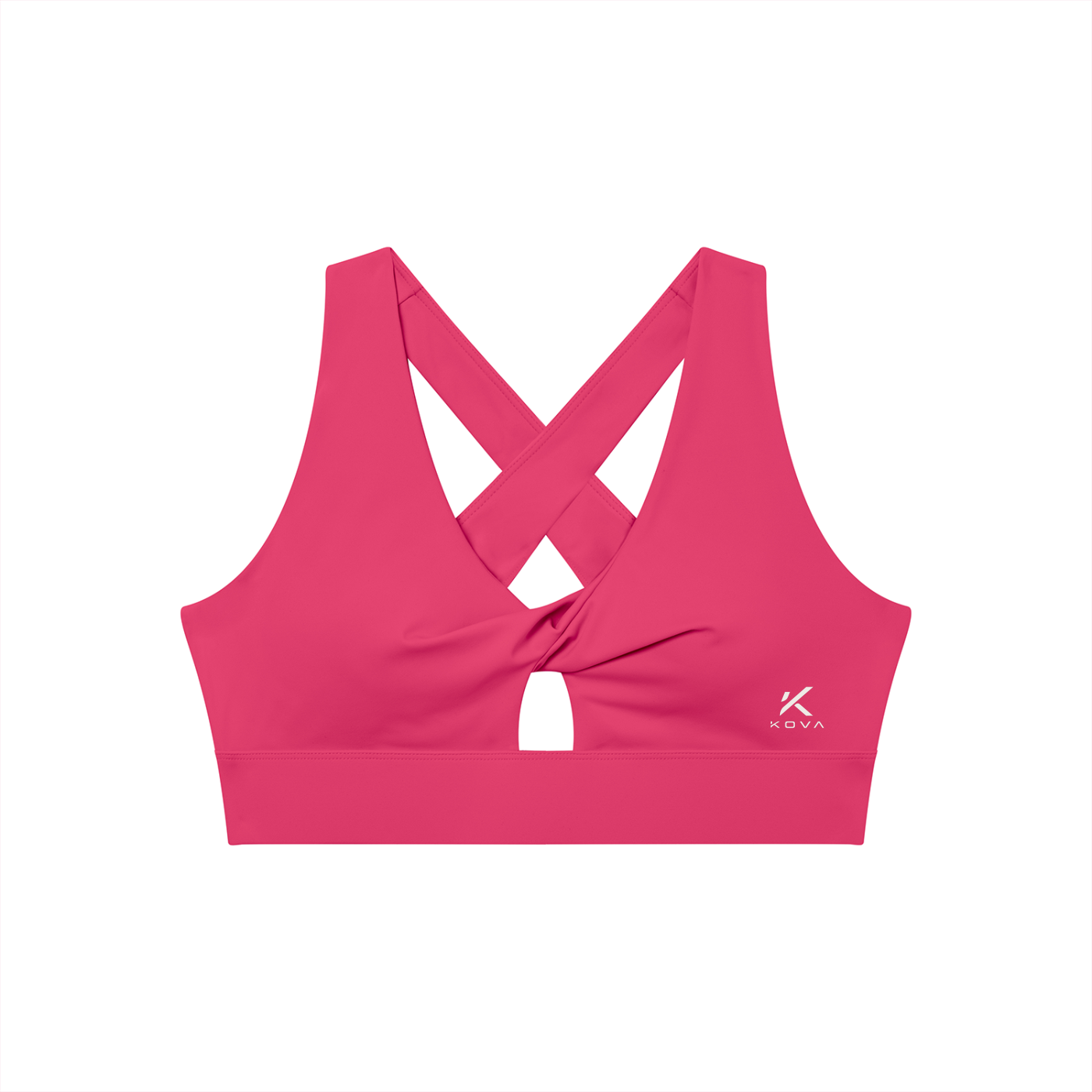 Women's Twist Front V-Neck Sports Bra