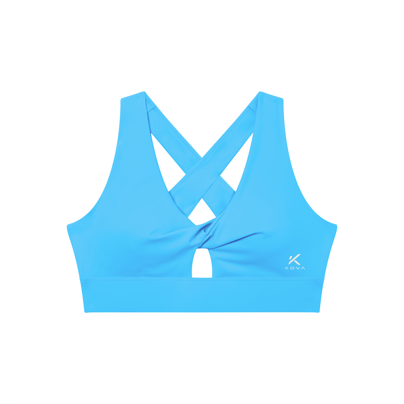 Women's Twist Front V-Neck Sports Bra