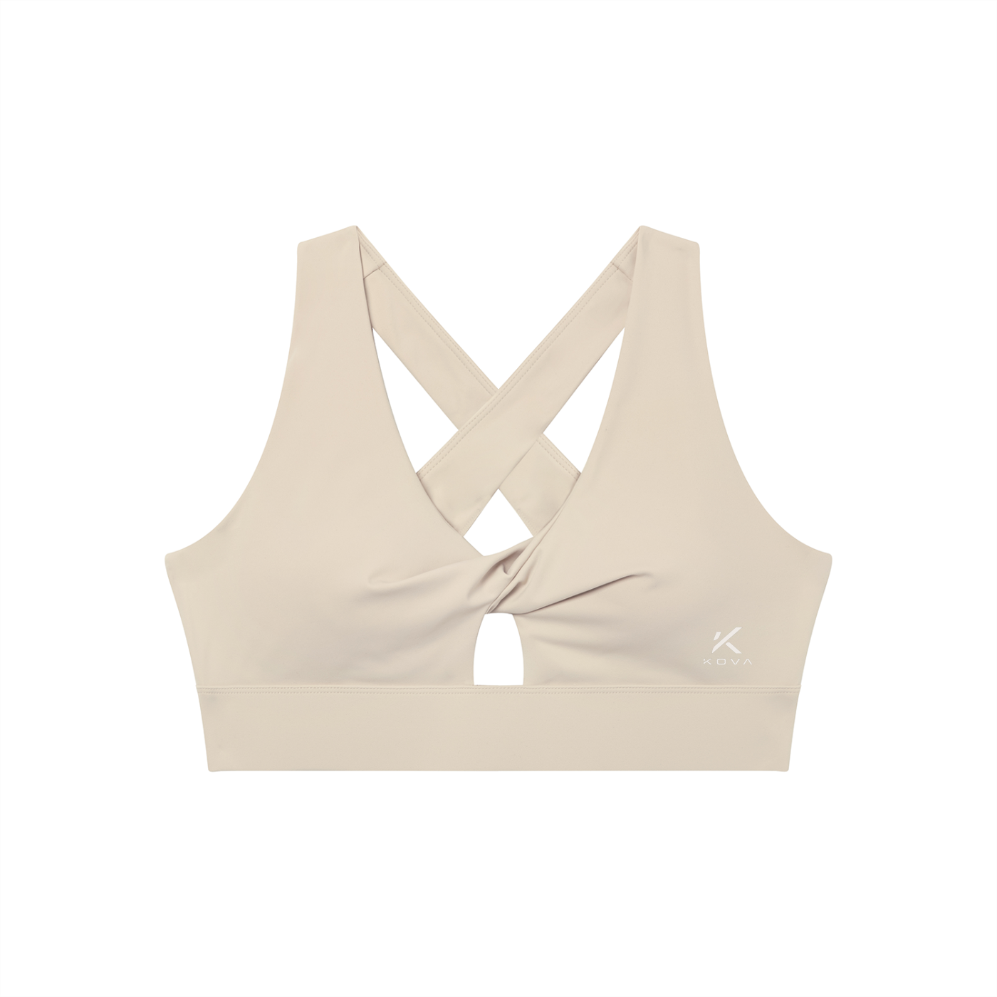 Women's Twist Front V-Neck Sports Bra