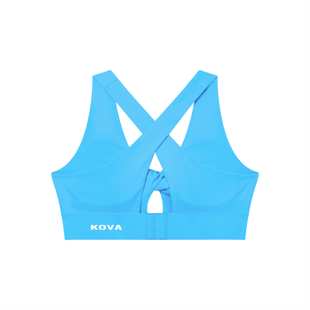 Women's Twist Front V-Neck Sports Bra