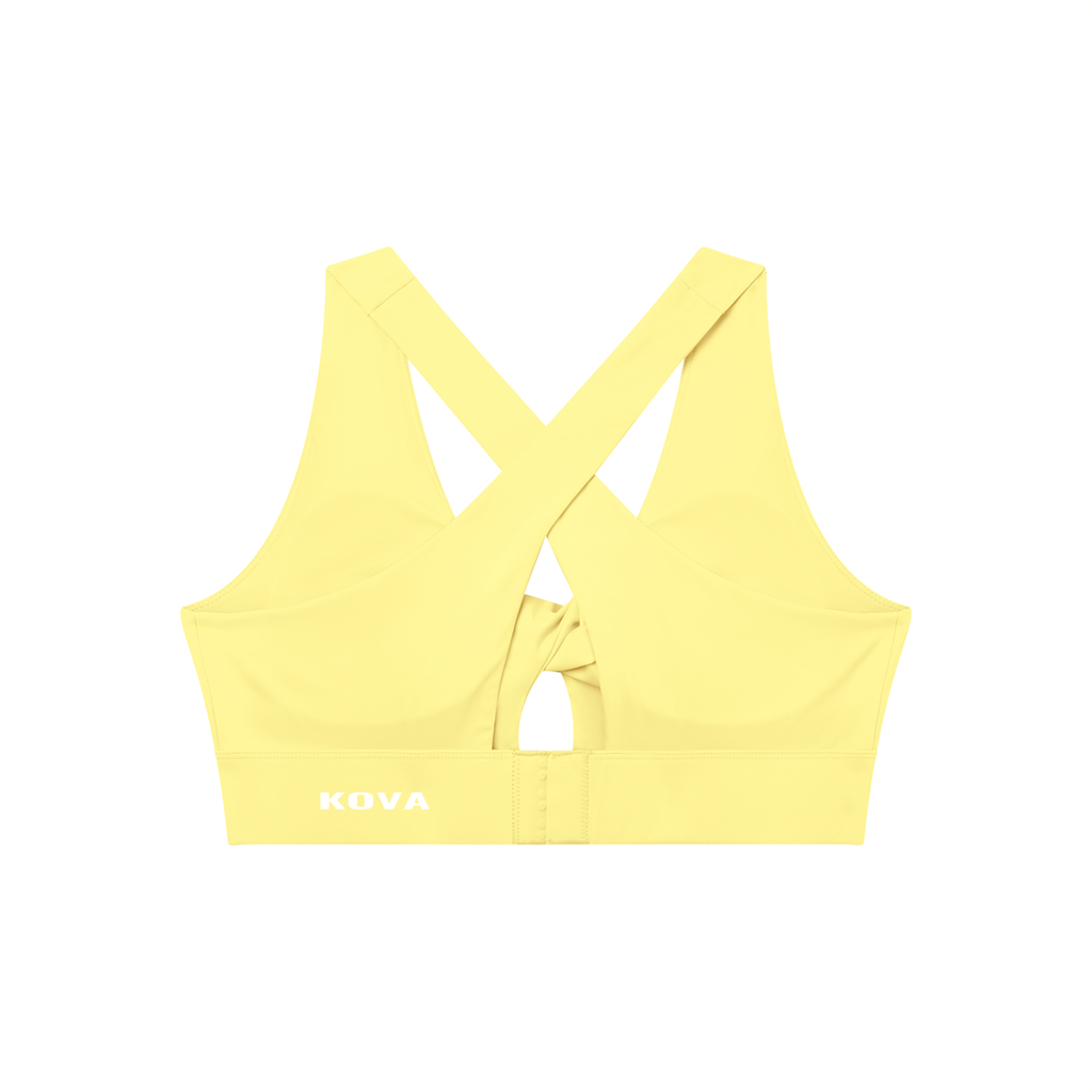Women's Twist Front V-Neck Sports Bra