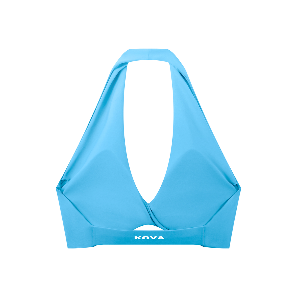 KOVA Pleated Halter Sports Bra