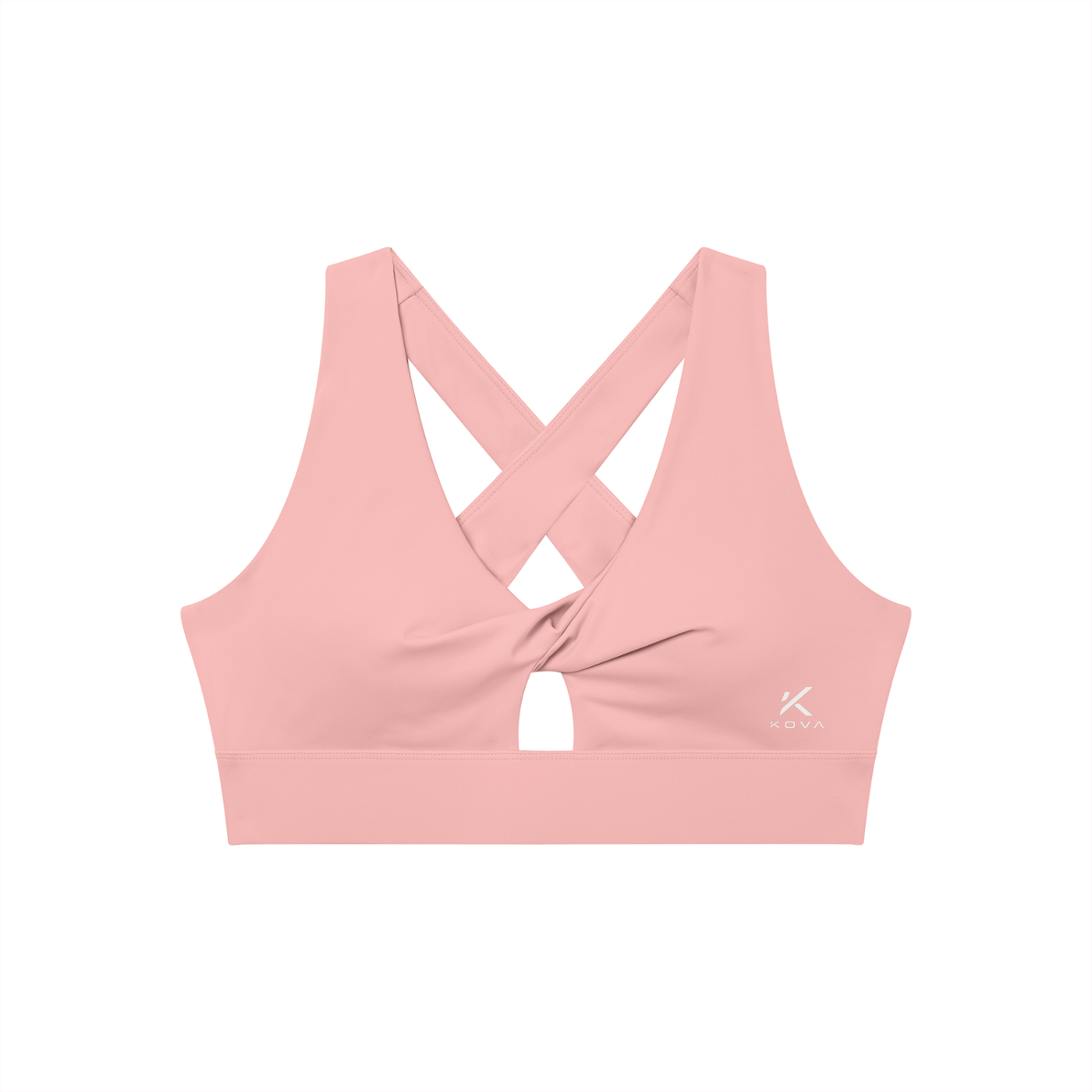 Women's Twist Front V-Neck Sports Bra