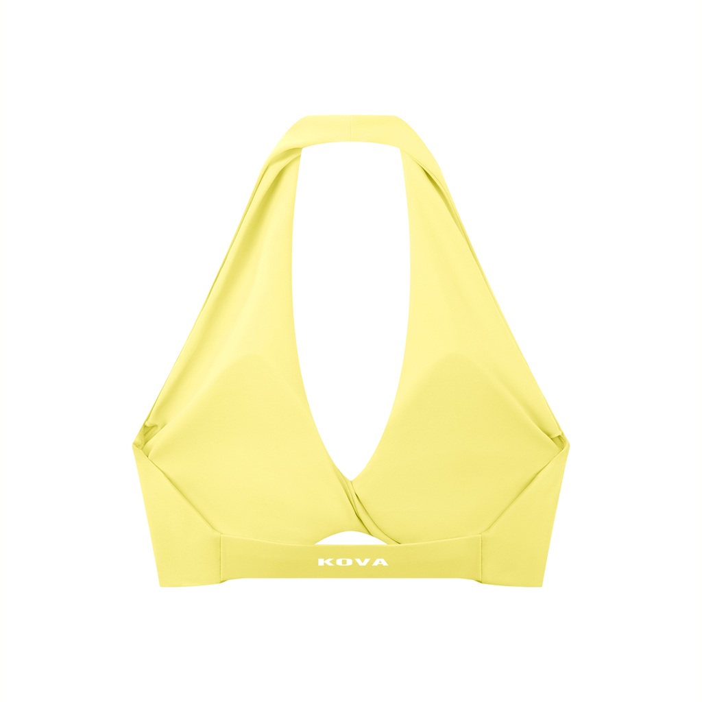 KOVA Pleated Halter Sports Bra