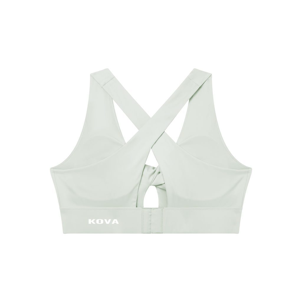 Women's Twist Front V-Neck Sports Bra