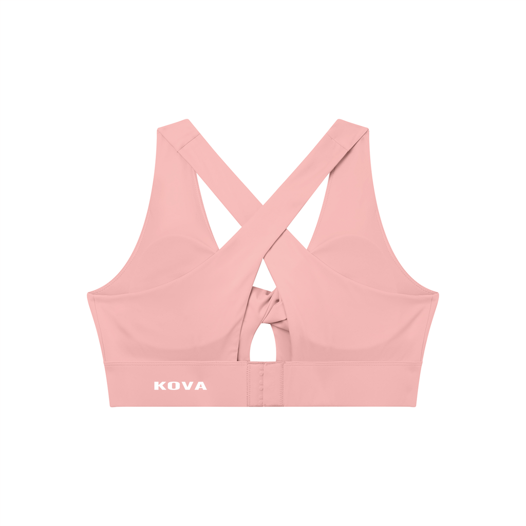 Women's Twist Front V-Neck Sports Bra